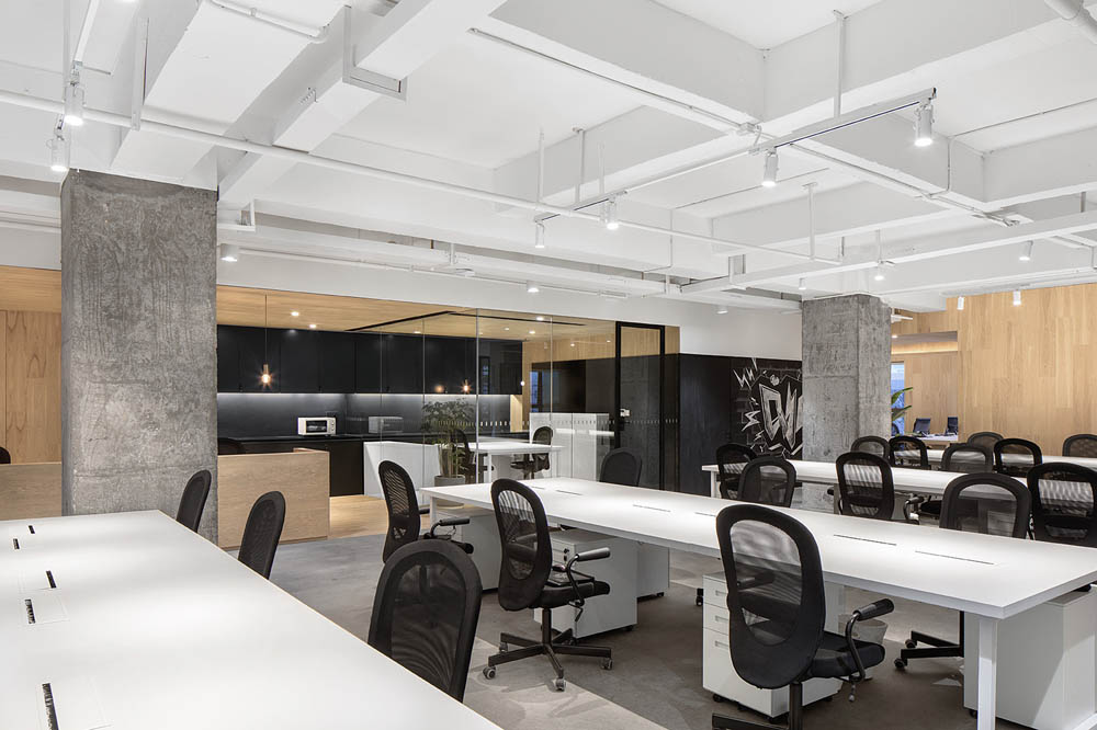 時尚辦公室裝修效果圖大全圖片